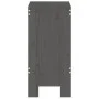 Küchenhocker 2 Stück massives Kiefernholz grau 40x36x75 cm von vidaXL, Gartenstühle - Ref: Foro24-825347, Preis: 94,79 €, Rab...