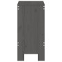 Küchenhocker 2 Stück massives Kiefernholz grau 40x36x75 cm von vidaXL, Gartenstühle - Ref: Foro24-825347, Preis: 96,01 €, Rab...