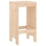 Küchenhochhocker 2 Stück aus massivem Kiefernholz 40x36x75 cm von vidaXL, Gartenstühle - Ref: Foro24-825345, Preis: 93,82 €, ...