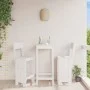 Küchenhocker 2 Stück weißes Kiefernholz 40x48,5x115,5 cm von vidaXL, Gartenstühle - Ref: Foro24-825360, Preis: 106,04 €, Raba...