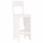 Küchenhocker 2 Stück weißes Kiefernholz 40x48,5x115,5 cm von vidaXL, Gartenstühle - Ref: Foro24-825360, Preis: 106,04 €, Raba...