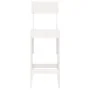 Küchenhocker 2 Stück weißes Kiefernholz 40x48,5x115,5 cm von vidaXL, Gartenstühle - Ref: Foro24-825360, Preis: 106,04 €, Raba...