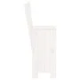 Küchenhocker 2 Stück weißes Kiefernholz 40x48,5x115,5 cm von vidaXL, Gartenstühle - Ref: Foro24-825360, Preis: 106,04 €, Raba...
