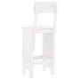 Küchenhocker 2 Stück weißes Kiefernholz 40x48,5x115,5 cm von vidaXL, Gartenstühle - Ref: Foro24-825360, Preis: 106,04 €, Raba...