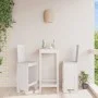 Kitchen stools 2 pcs solid white pine wood 40x42x120cm by vidaXL, Garden chairs - Ref: Foro24-825353, Price: 103,98 €, Discou...