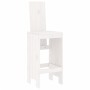 Küchenhocker, 2 Stück, massives weißes Kiefernholz, 40 x 42 x 120 cm von vidaXL, Gartenstühle - Ref: Foro24-825353, Preis: 11...