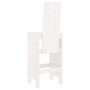 Küchenhocker, 2 Stück, massives weißes Kiefernholz, 40 x 42 x 120 cm von vidaXL, Gartenstühle - Ref: Foro24-825353, Preis: 11...