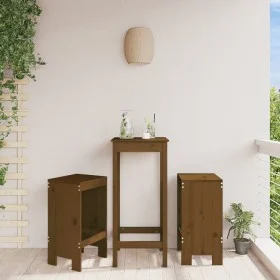 Küchenhocker 2 Stück honigbraunes Kiefernholz 40x36x75 cm von vidaXL, Gartenstühle - Ref: Foro24-825348, Preis: 94,43 €, Raba...