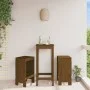 Küchenhocker 2 Stück honigbraunes Kiefernholz 40x36x75 cm von vidaXL, Gartenstühle - Ref: Foro24-825348, Preis: 94,43 €, Raba...