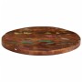 Tablero de mesa redondo madera maciza reciclada Ø 40x3,8 cm