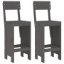 Küchenhocker 2 Stück graues Kiefernholz 40x48,5x115,5 cm von vidaXL, Gartenstühle - Ref: Foro24-825361, Preis: 131,01 €, Raba...