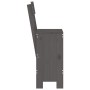 Küchenhocker 2 Stück graues Kiefernholz 40x48,5x115,5 cm von vidaXL, Gartenstühle - Ref: Foro24-825361, Preis: 131,01 €, Raba...