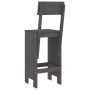 Küchenhocker 2 Stück graues Kiefernholz 40x48,5x115,5 cm von vidaXL, Gartenstühle - Ref: Foro24-825361, Preis: 131,01 €, Raba...