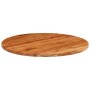 Tablero de mesa redondo madera maciza de acacia Ø80x3,8 cm