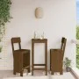 Küchenhocker 2 Stück braunes Kiefernholz 40x48,5x115,5 cm von vidaXL, Gartenstühle - Ref: Foro24-825362, Preis: 90,23 €, Raba...