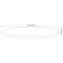 Tablero de mesa redondo madera maciza de acacia Ø80x3,8 cm