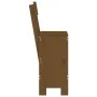 Kitchen stools 2 pcs brown pine wood 40x48.5x115.5 cm by vidaXL, Garden chairs - Ref: Foro24-825362, Price: 90,23 €, Discount: %