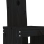 Küchenhocker 2 Stück aus massivem schwarzem Kiefernholz 40x42x120 cm von vidaXL, Gartenstühle - Ref: Foro24-825356, Preis: 12...