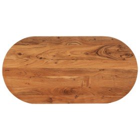 Tablero de mesa ovalado madera maciza de acacia 80x40x3,8 cm en Tableros para mesas | Comprar online en Foro24