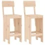 Küchenhocker 2 Stk. massives Kiefernholz 40x48,5x115,5 cm von vidaXL, Gartenstühle - Ref: Foro24-825359, Preis: 109,90 €, Rab...