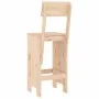 Küchenhocker 2 Stk. massives Kiefernholz 40x48,5x115,5 cm von vidaXL, Gartenstühle - Ref: Foro24-825359, Preis: 109,90 €, Rab...