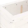 Pflanzgefäß aus massivem Kiefernholz weiß 82,5x40x39 cm von vidaXL, Töpfe und Pflanzgefäße - Ref: Foro24-825255, Preis: 69,42...