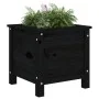 Solid black pine wood planter 40x40x39 cm by vidaXL, Pots and planters - Ref: Foro24-825251, Price: 53,26 €, Discount: %