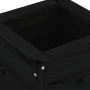Solid black pine wood planter 40x40x39 cm by vidaXL, Pots and planters - Ref: Foro24-825251, Price: 53,26 €, Discount: %