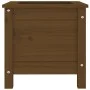 Solid honey brown pine wood planter 40x40x39 cm by vidaXL, Pots and planters - Ref: Foro24-825250, Price: 59,00 €, Discount: %