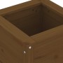 Jardinera madera maciza de pino marrón miel 40x40x39 cm de vidaXL, Maceteros y jardineras - Ref: Foro24-825250, Precio: 60,03...