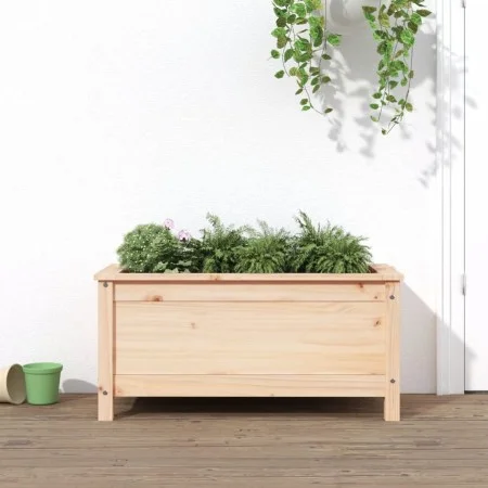 Solid pine wood planter 82.5x40x39 cm by vidaXL, Pots and planters - Ref: Foro24-825254, Price: 67,66 €, Discount: %