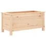 Solid pine wood planter 82.5x40x39 cm by vidaXL, Pots and planters - Ref: Foro24-825254, Price: 67,66 €, Discount: %