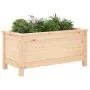 Solid pine wood planter 82.5x40x39 cm by vidaXL, Pots and planters - Ref: Foro24-825254, Price: 67,66 €, Discount: %