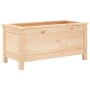 Solid pine wood planter 82.5x40x39 cm by vidaXL, Pots and planters - Ref: Foro24-825254, Price: 68,87 €, Discount: %