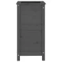 Solid gray pine wood planter 40x40x78 cm by vidaXL, Pots and planters - Ref: Foro24-825277, Price: 79,86 €, Discount: %