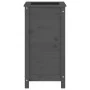 Solid gray pine wood planter 40x40x78 cm by vidaXL, Pots and planters - Ref: Foro24-825277, Price: 79,86 €, Discount: %