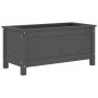 Jardinera madera maciza de pino gris 82,5x40x39 cm de vidaXL, Maceteros y jardineras - Ref: Foro24-825256, Precio: 79,39 €, D...