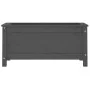 Solid gray pine wood planter 82.5x40x39 cm by vidaXL, Pots and planters - Ref: Foro24-825256, Price: 75,87 €, Discount: %