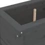 Solid gray pine wood planter 82.5x40x39 cm by vidaXL, Pots and planters - Ref: Foro24-825256, Price: 75,87 €, Discount: %