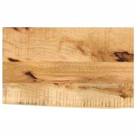 Tablero de mesa borde natural madera maciza mango 60x30x3,8 cm en Tableros para mesas | Comprar online en Foro24