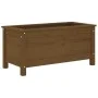 Jardinera madera maciza de pino marrón miel 82,5x40x39 cm by vidaXL, Pots and planters - Ref: Foro24-825257, Price: 74,52 €, ...