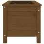 Jardinera madera maciza de pino marrón miel 82,5x40x39 cm by vidaXL, Pots and planters - Ref: Foro24-825257, Price: 74,52 €, ...
