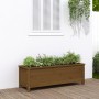 Raised garden bed honey brown pine wood 119.5x40x39cm by vidaXL, Pots and planters - Ref: Foro24-825264, Price: 103,84 €, Dis...