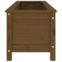 Raised garden bed honey brown pine wood 119.5x40x39cm by vidaXL, Pots and planters - Ref: Foro24-825264, Price: 101,82 €, Dis...