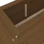 Raised garden bed honey brown pine wood 119.5x40x39cm by vidaXL, Pots and planters - Ref: Foro24-825264, Price: 103,84 €, Dis...
