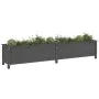 Raised garden bed solid gray pine wood 199.5x40x39cm by vidaXL, Pots and planters - Ref: Foro24-825270, Price: 171,84 €, Disc...