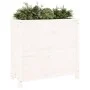 Solid white pine wood planter 82.5x40x78 cm by vidaXL, Pots and planters - Ref: Foro24-825283, Price: 85,76 €, Discount: %