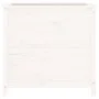 Solid white pine wood planter 82.5x40x78 cm by vidaXL, Pots and planters - Ref: Foro24-825283, Price: 85,76 €, Discount: %