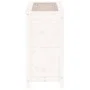 Solid white pine wood planter 82.5x40x78 cm by vidaXL, Pots and planters - Ref: Foro24-825283, Price: 85,76 €, Discount: %