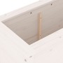 Pflanzgefäß aus massivem Kiefernholz weiß 82,5x40x78 cm von vidaXL, Töpfe und Pflanzgefäße - Ref: Foro24-825283, Preis: 86,60...